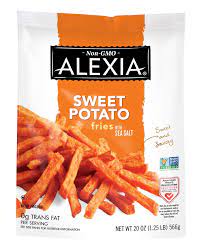 ALEXIA SWEET POTATO FRIES WITH SEA SALT NON-GMO 20 OZ ##ROCK VALUE PRODUCT. ORDER BY TUESDAY EVENING MAY 19 FOR MAY 29 DELIVERY ##