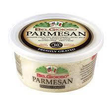 BELGIOIOSO FRESHLY GRATED PARMESAN CHEESE 5 OZ #ROCK VALUE-ORDER BY THURSDAY EVENING AUG 19   ARRIVING AUG 27  FOR DELIVERY#</p>