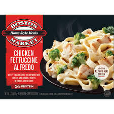 BOSTON MARKET CHICKEN FETTUCINE ALFREDO MEAL 13 OZ # ROCK VALUE PRODUCT. ORDER BY  WEDNESDAY EVENING AUG 19 FOR AUG 27 DELIVERY#