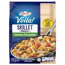BIRDS EYE VOILA! CHICKEN FLORENTINE PASTA SKILLET MEAL 21 OZ # ROCK VALUE PRODUCT. ORDER BY  WEDNESDAY EVENING AUG 19 FOR AUG 27 DELIVERY#