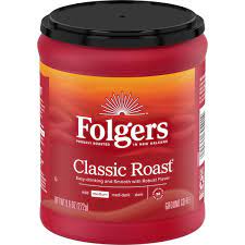 FOLGERS CLASSIC ROAST GROUND COFFEE 9.6 OZ #ROCK VALUE-ORDER BY  TUESDAY EVENING OCT 28 ARRIVING NOV 05  FOR DELIVERY#