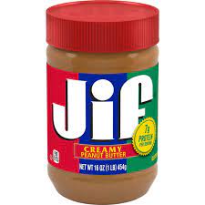 Jif Creamy Peanut Butter, 16 oz#ROCK VALUE PRODUCT. ORDER BY  TUESDAY EVENING NOV 04  FOR NOV 12  DELIVERY #