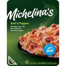 MICHELINA'S BEEF AND PEPPERS MEAL 8 OZ # ROCK VALUE PRODUCT. ORDER BY  WEDNESDAY EVENING AUG 19 FOR AUG 27 DELIVERY#