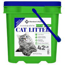 MEMBER'S MARK SCENTED SCOOPABLE CAT LITER 42 LB #ROCK VALUE-ORDER BY  TUESDAY EVENING NOV 04 ARRIVING NOV 12 FOR DELIVERY#