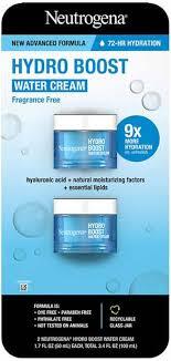 NEUTROGENA HYDRO BOOST HYALURONIC ACID WATER CREAM 0.5OZ 2 PK #ROCK VALUE-ORDER BY  TUESDAY EVENING OCT 28 ARRIVING NOV 05 FOR DELIVERY#