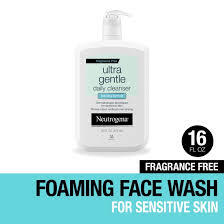 NEUTROGENA FRAGRANCE FREE ULTRA GENTLE FOAMING FACE WASH 16 Z #ROCK VALUE-ORDER BY  TUESDAY EVENING OCT 21 ARRIVING OCT 29 FOR DELIVERY#