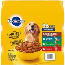 PEDIGREE CHOICE CUTS IN GRAVY VARIETY PACK 13.2 OZ 36 CT #ROCK VALUE-ORDER BY  TUESDAY EVENING NOV 04 ARRIVING NOV 12 FOR DELIVERY#