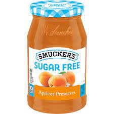 SMUCKER'S SUGAR FREE APRICOT PRESERVES WITH SPLENDA 12.75 OZ  #ROCK VALUE-ORDER BY  TUESDAY EVENING NOV 04  ARRIVING NOV 12   FOR DELIVERY#