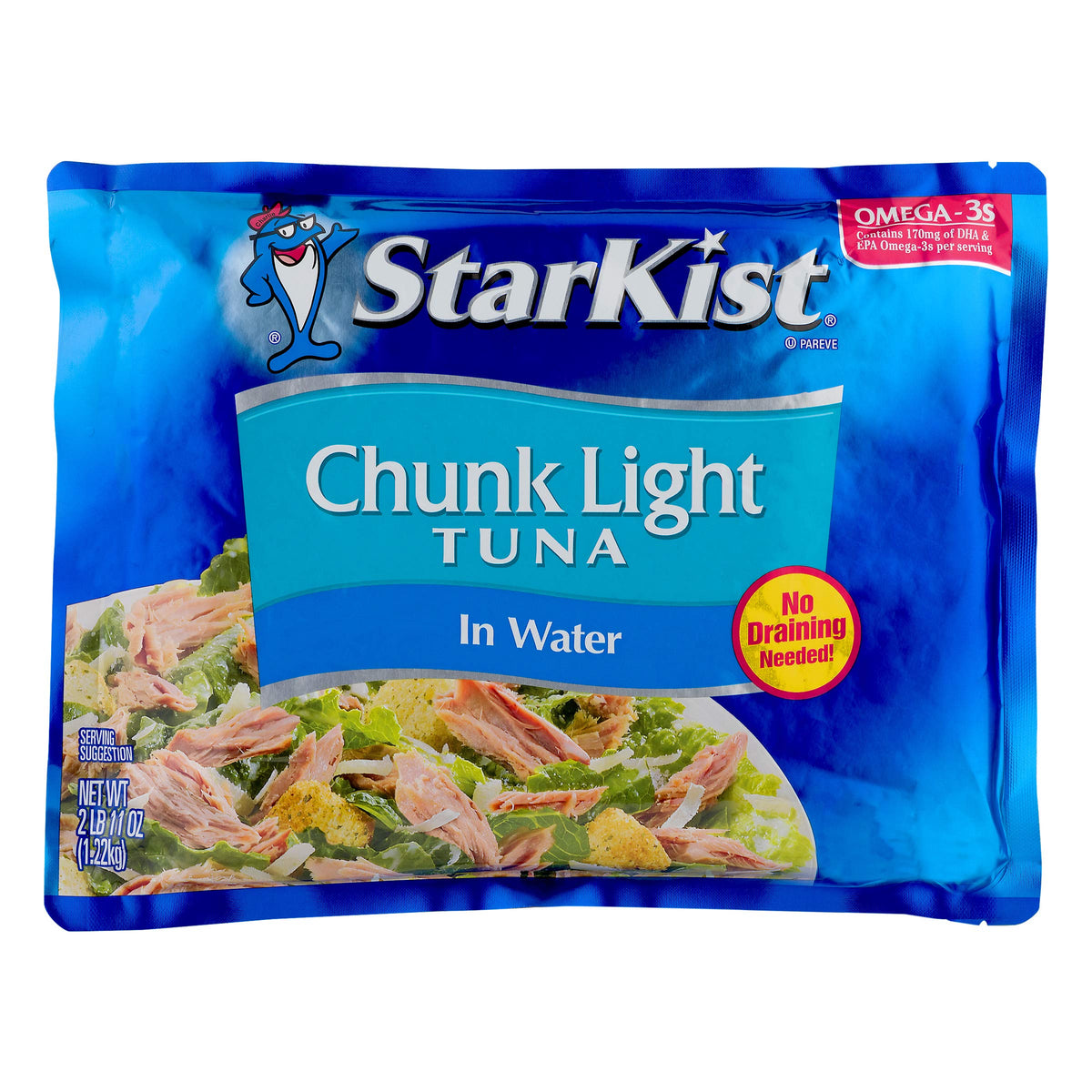 STARKIST CHUNK LIGHT TUNA IN WATER 43 OZ ROCK VALUEORDER BY SUNDAY E