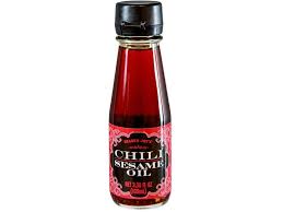 CHILI SESAME OIL 3.38 FL OZ #ROCK VALUE-ORDER BY  TUESDAY EVENING JULY 15 ARRIVING JULY 23 FOR DELIVERY#