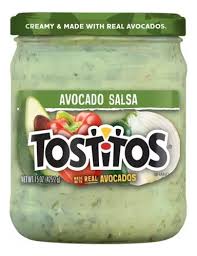TOSTITOS AVOCADO SALSA 15 OZ  #ROCK VALUE-ORDER BY  TUESDAY EVENING OCT 28  ARRIVING NOV 05   FOR DELIVERY#