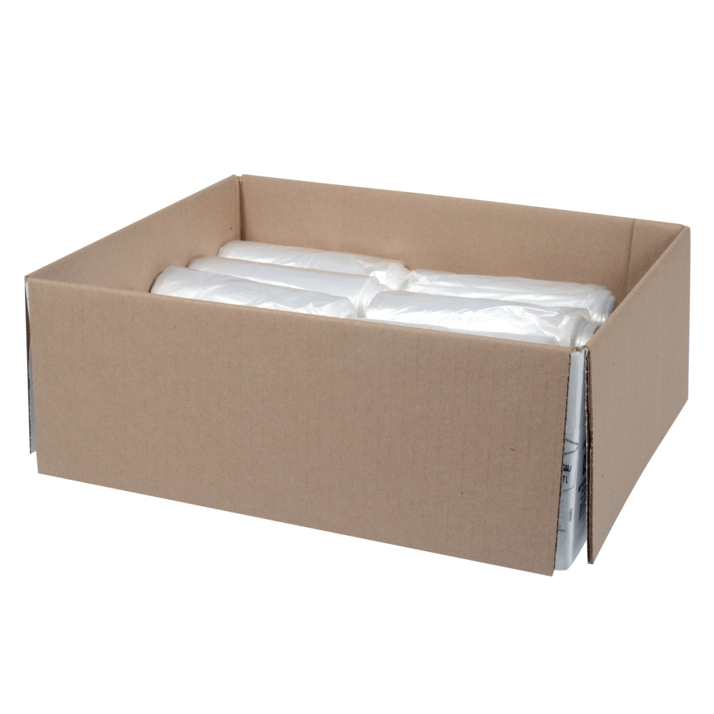 Array 7-10 Gallon Clear Can Liners, High Density, 6 Micron, 24 x 24 Inches, 50 Ct, 20 Case
