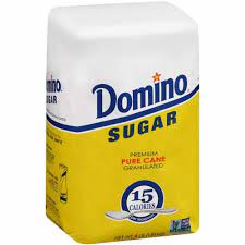 DOMINO GRANULATED SUGAR 25LBS #ROCK VALUE-ORDER BY THURSDAY EVENING MAY 05 ARRIVING MAY 15  FOR DELIVERY#