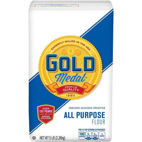Gold Medal Enriched Bleached Flour, All-Purpose, 5 lb