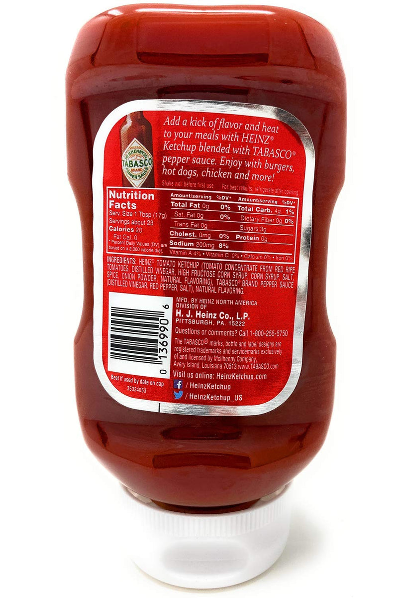 Heinz Hot And Spicy Tomato Ketchup 14 Oz Rockmart 340 7975