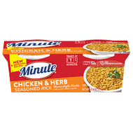MINUTE MICROWAVE READY TO SERVE CHICKEN & HERB RICE 8.8 OZ