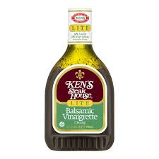 KEN’S STEAK HOUSE LITE BALSAMIC VINAIGRETTE  DRESSING 32 OZ