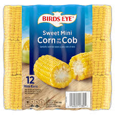 BIRDS EYE EXTRA SWEET MINI CORN ON THE COB 12 CT