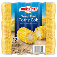 BIRDS EYE EXTRA SWEET MINI CORN ON THE COB 12 CT