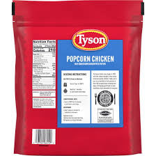 TYSON POPCORN CHICKEN 25 OZ