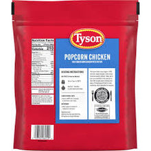 TYSON POPCORN CHICKEN 25 OZ