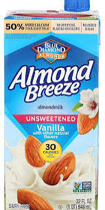 ALMOND BREEZE VANILLA UNSWEETENED 32 OZ