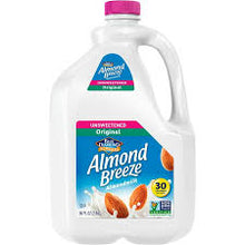 BLUE DIAMOND ALMOND BREEZE ORIGINAL UNSWEETENED ALMOND MILK 96 OZ