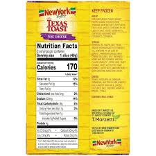 NEW YORK TEXAS FIVE CHEESE TOAST 8 CT 13.5 OZ
