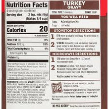MCCORMICK TURKEY GRAVY 0.87 OZ