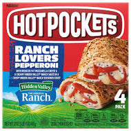 HOT POCKETS RANCH LOVERS PEPPERONI 17 OZ 4 CT
