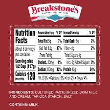 BREAKSTONE 4% MILKFAT MIN COTTAGE CHEESE LARGE CURD 24 OZ