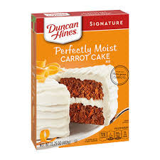 DUNCAN HINES CARROT CAKE MIX 15.25 OZ