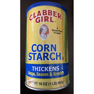 CLABBER GIRL CORN STARCH 16 OZ