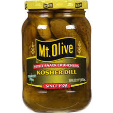 MT. OLIVE PETITE SNACK CRUNCHERS KOSHER DILL 16 OZ