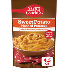 BETTY CROCKER SWEET POTATO MASHED POTATOES 4.5 OZ