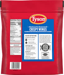 TYSON ROTISSERIE SEASONED CRISPY CHICKEN WINGS-16 OZ
