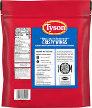TYSON ROTISSERIE SEASONED CRISPY CHICKEN WINGS-16 OZ