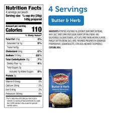 IDAHOAN BUTTER & HERB MASHED POTATOES 4 OZ