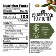 COUNTRY CROCK PLANT BUTTER WITH OLIVE OIL 4 OZ  8 STICKS (32 0Z/ 2LB)