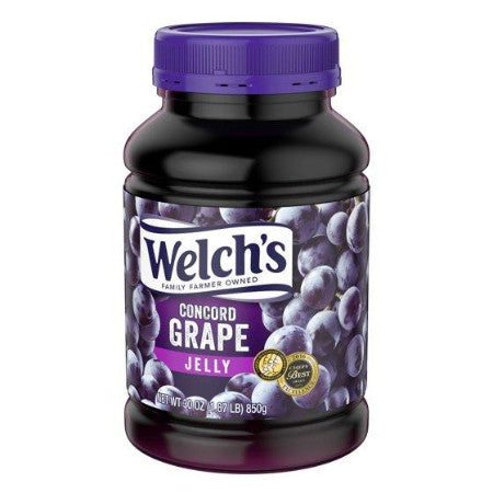 WELCH'S CONCORD GRAPE JELLY 30 OZ#ROCK VALUE PRODUCT. ORDER BY  TUESDAY EVENING SEP 30  FOR OCT 08  DELIVERY #