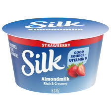 SILK ALMONDMILK STRAWBERRY YOGURT 5.3 OZ
