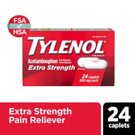 TYLENOL ACETAMINOPHEN EXTRA STRENGTH 500 MG 24 CT