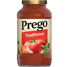 PREGO TRADITIONAL ITALIAN SAUCE 24 OZ