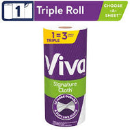 VIVA SIGNATURE CLOTH PAPER TOWEL TRIPLE ROLL