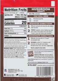 MCCORMICK MUSHROOM GRAVY 0.75 OZ