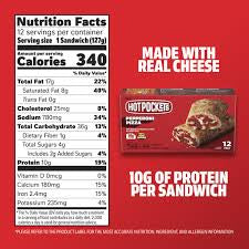 HOT POCKETS PEPPERONI PIZZA CRIPY CRUST 18 OZ 4 CT