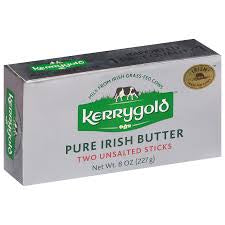 KERRYGOLD PURE IRISH UNSALTED BUTTER 4 OZ 2 STICKS (8 OZ)