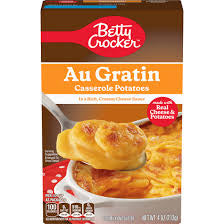 BETTY CROCKER AU GRAUTIN POTATOES WITH REAL CHEESE 4.7 OZ