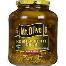 MT. OLIVE KOSHER PETITE DILLS 46 OZ