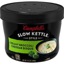 CAMPBELL'S SLOW KETTLE CREAMY BROCCOLI CHEDDAR BISQUE 15.5 OZ